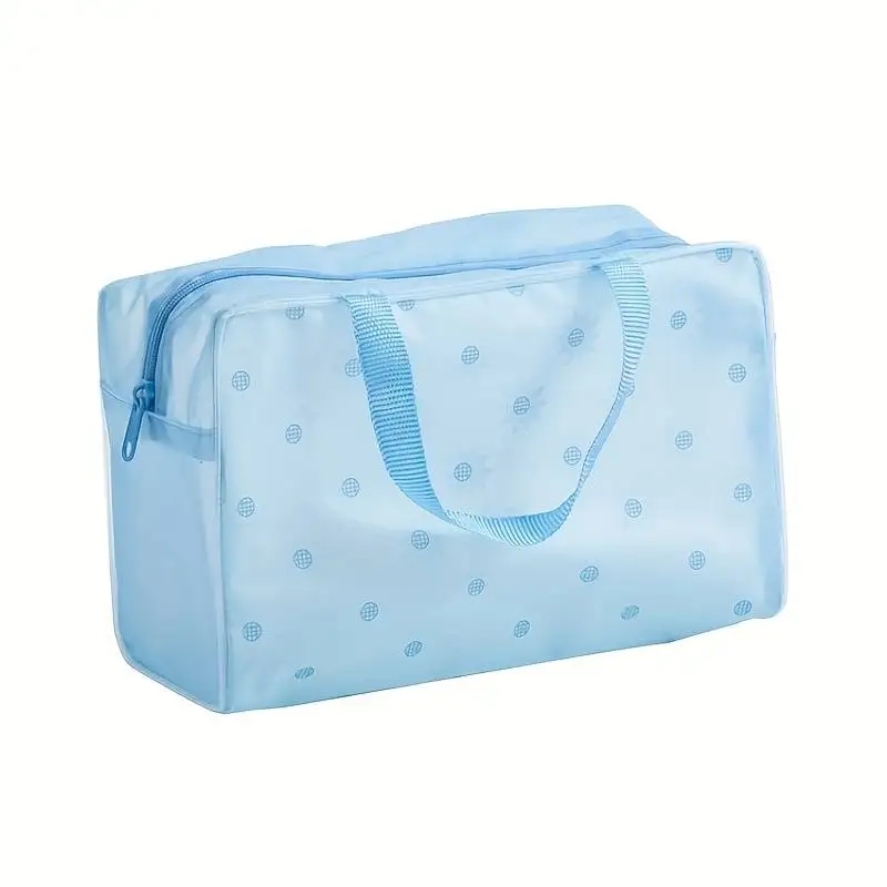 5pcs Transparent Toiletry Packaging Travel Cosmetic Bag Waterproof Travel BagToiletry Bag Portable Travel Business BeachBag