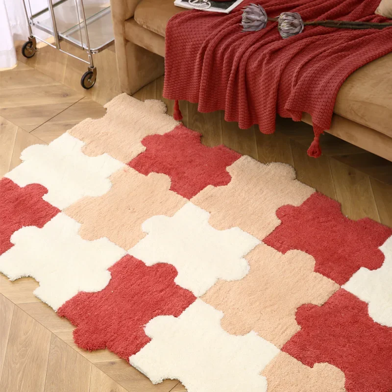 Polymères d'activités pour bébé, tapis de puzzle, tapis de sol en peluche pour enfant, tapis pliant pour bébé, couverture pour enfants, 8 pièces, 30x40cm