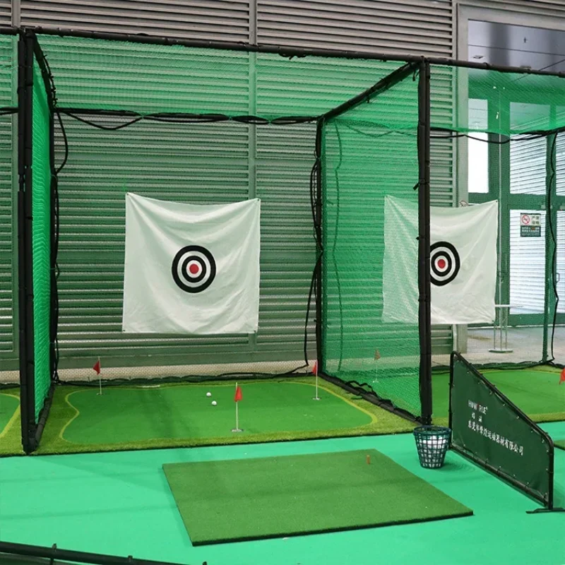 Golf Batting Cage Indoor and Outdoor Practice Nets Golf Batting Nets Swing Practice Supplies Driving Range Equipment 300*300cm