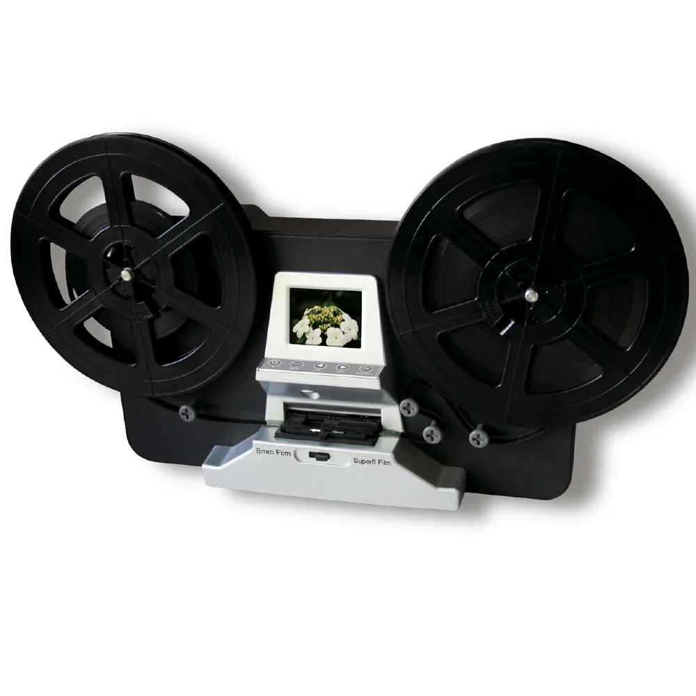 

7'' Reel Roll Film Scanner with 2.31'' TFT Display for Super 8 and 8mm Film Converter