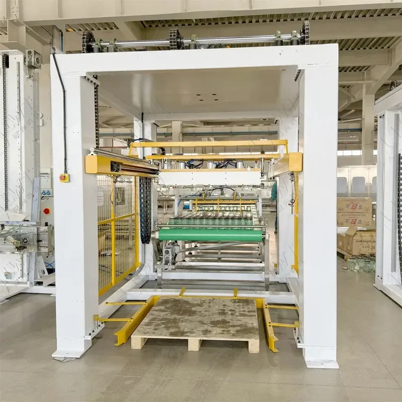 Lwt Glass Bottle Automatic Palletizer Stacking Machine Palletizer for Food Can Production Line