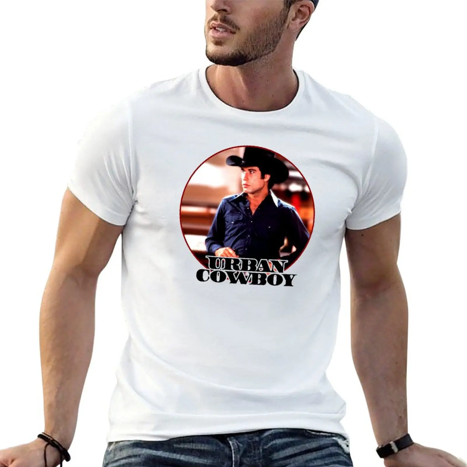 

Urban Cowboy Vintage Image T-Shirt t shirts for man pack white t shirt custom print man t shirts for men casual T-shirt