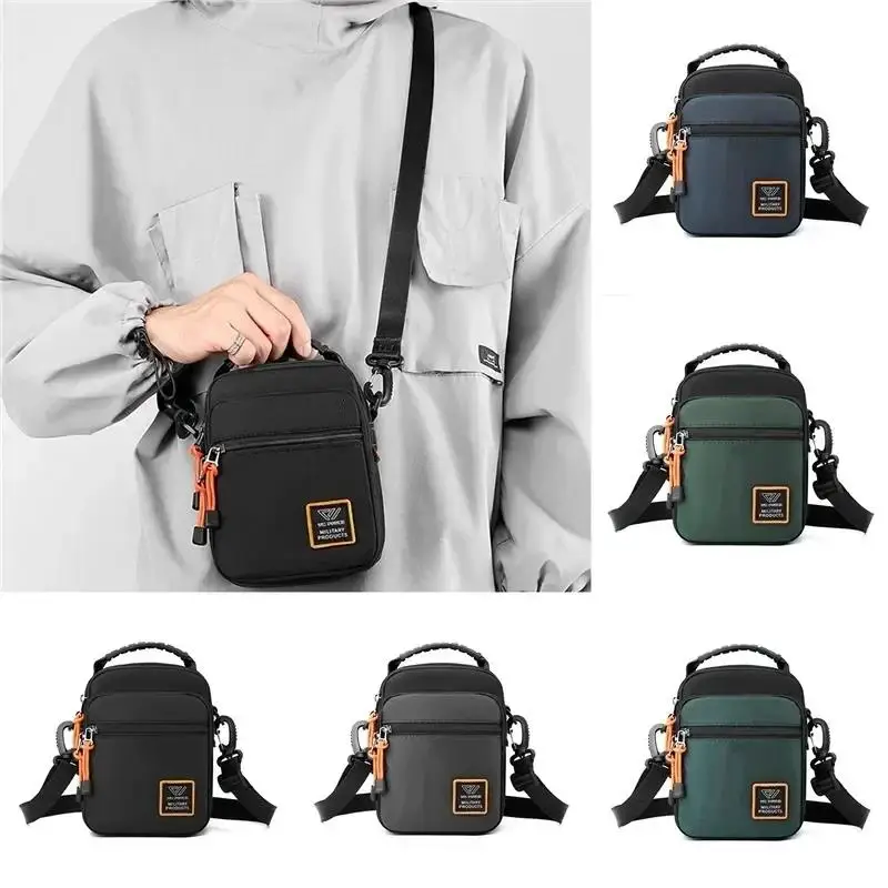 Practical Men\'s Bag High Quality Nylon Man Messenger Crossbody Bags Fashion Casual Small Handbag Shoulder