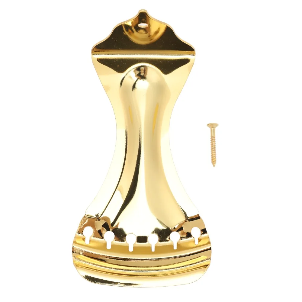 Golden For Dobro Tailpiece Metal Includes Mounting Screw Resonator Guitar Tailpiece Guitar Tailpiece For Dobro Guitars