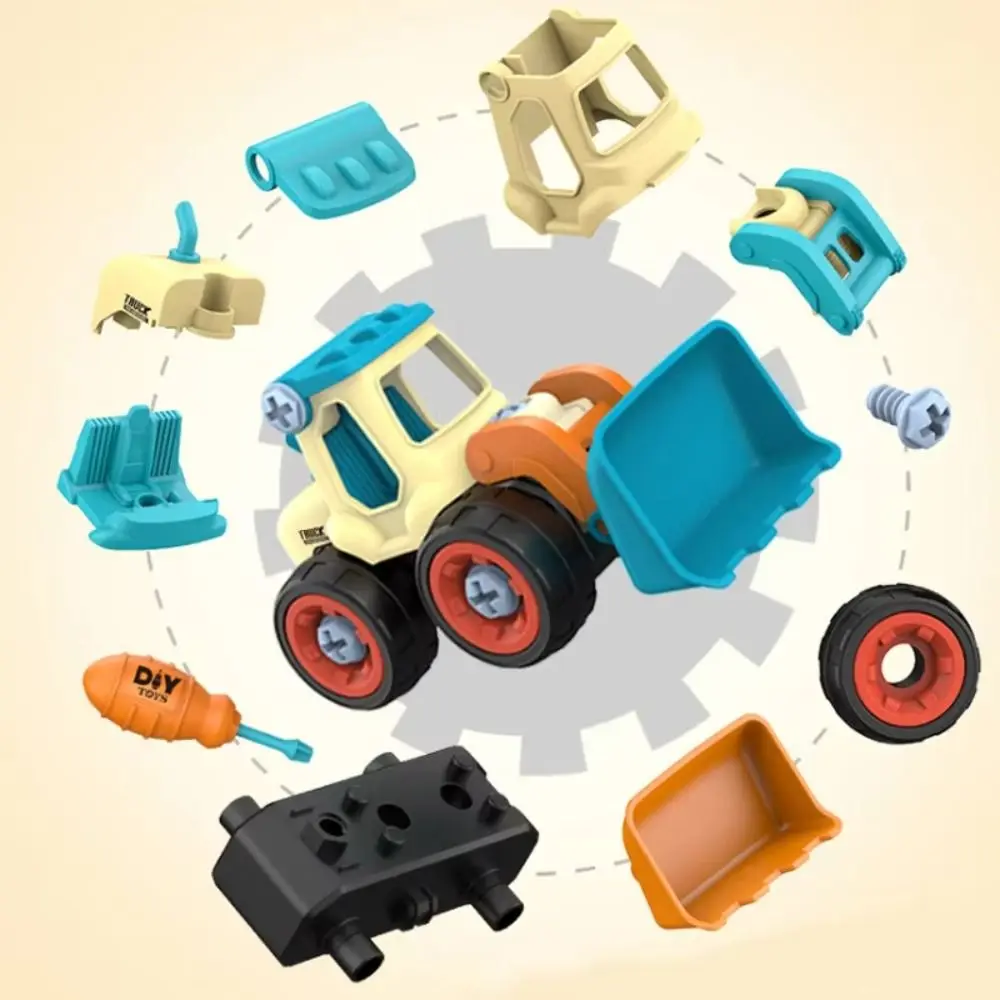 Removable Screw Assembly DIY Disassembly Engineering Car Children Gits Disassembly Function Nut Assembly Puzzle Toy