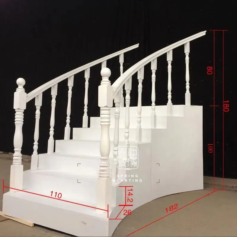 Classic wedding creative stair props A pair of detachable wooden staircase theater props Wedding decorations
