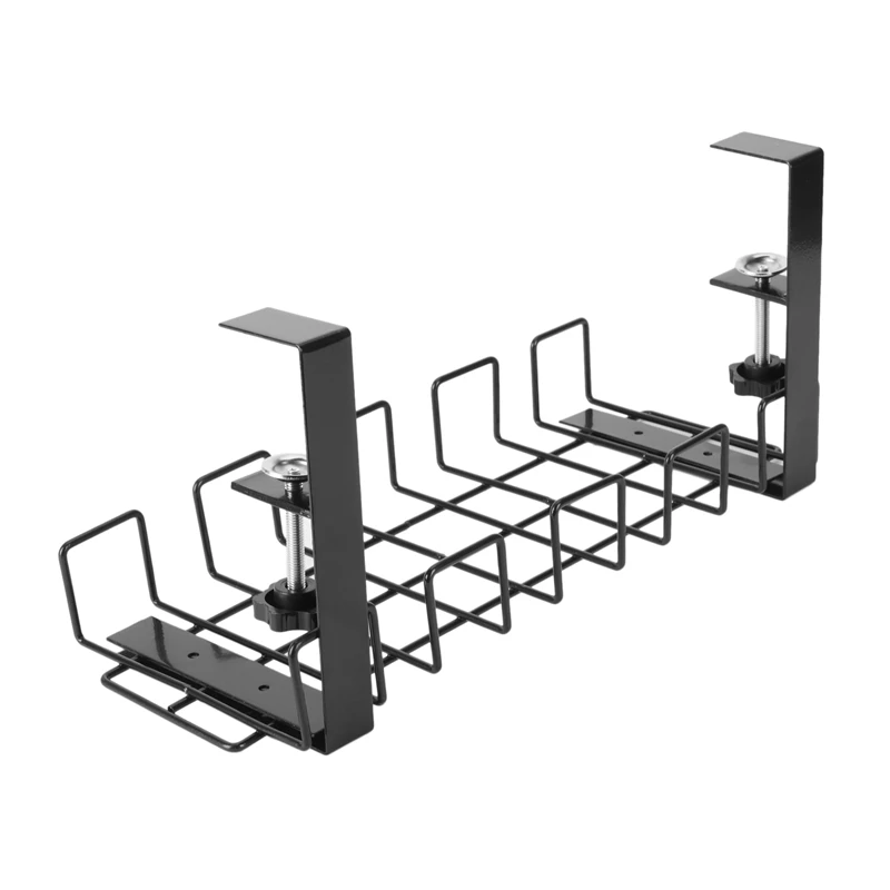 Najlepsza taca do zarządzania kablami Undercounter - nie ma potrzeby wiercenia Zarządzanie przewodami, odpowiednia do domowego biura