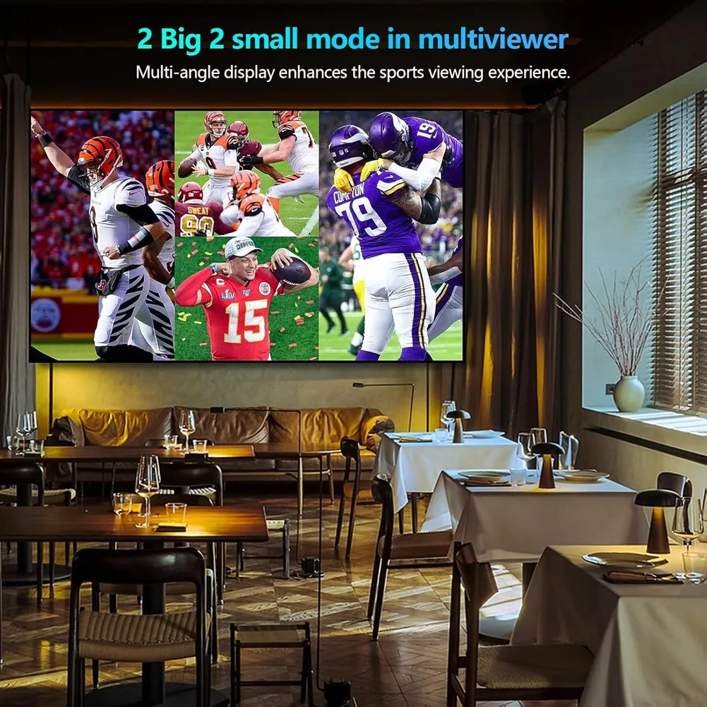 24-Hour Delivery -Compatible 4K Multi-Viewer 4X1 Quad Display Adapter Switch Multivisor 4K Multiviewer 4X1 Swicth