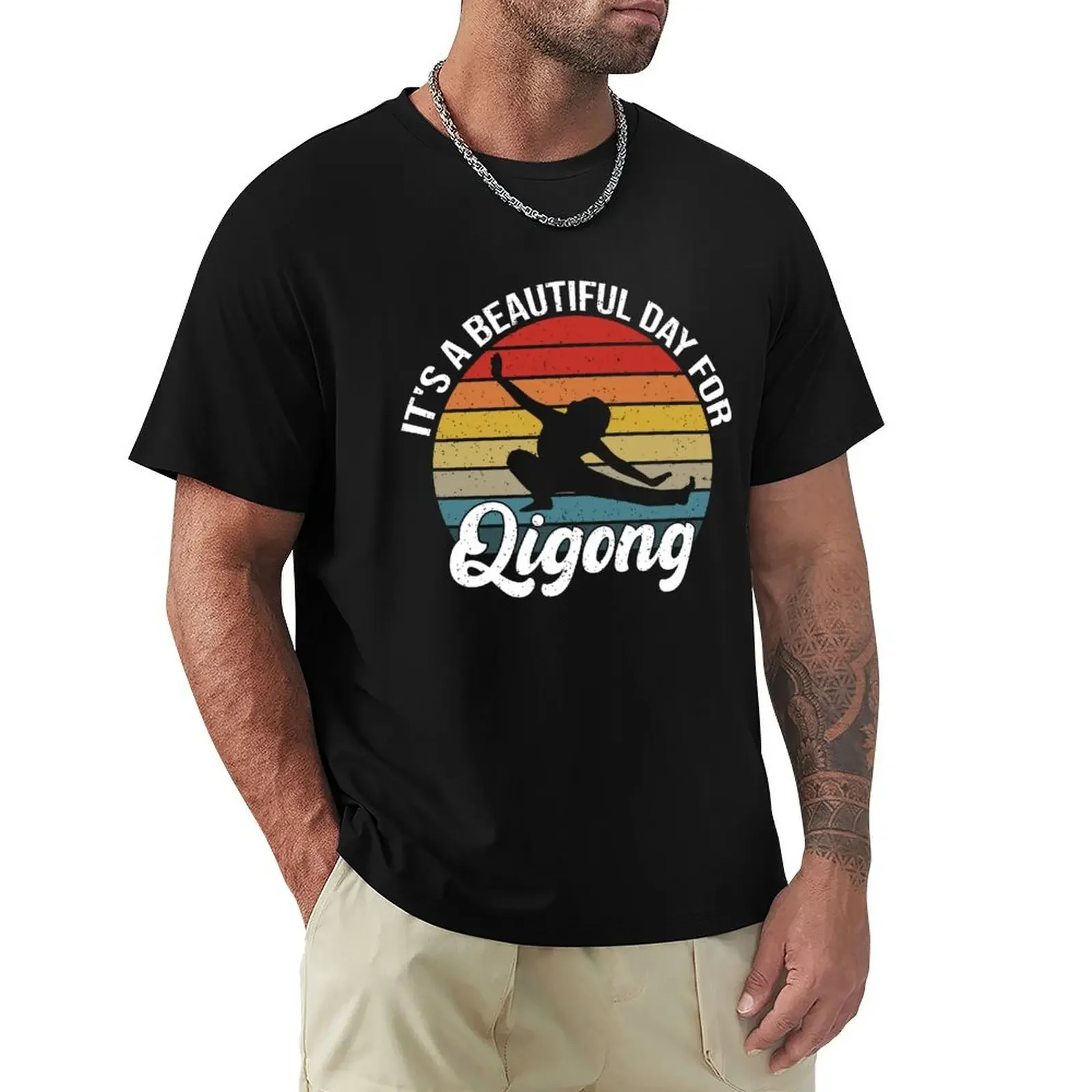 Qigong, Beautiful Day For Qigong, Gift For Qigong Lover, Qi Gong, Tai Chi, Tai Chi Gift, Beautiful Day Hobby Retro, T-Shirt