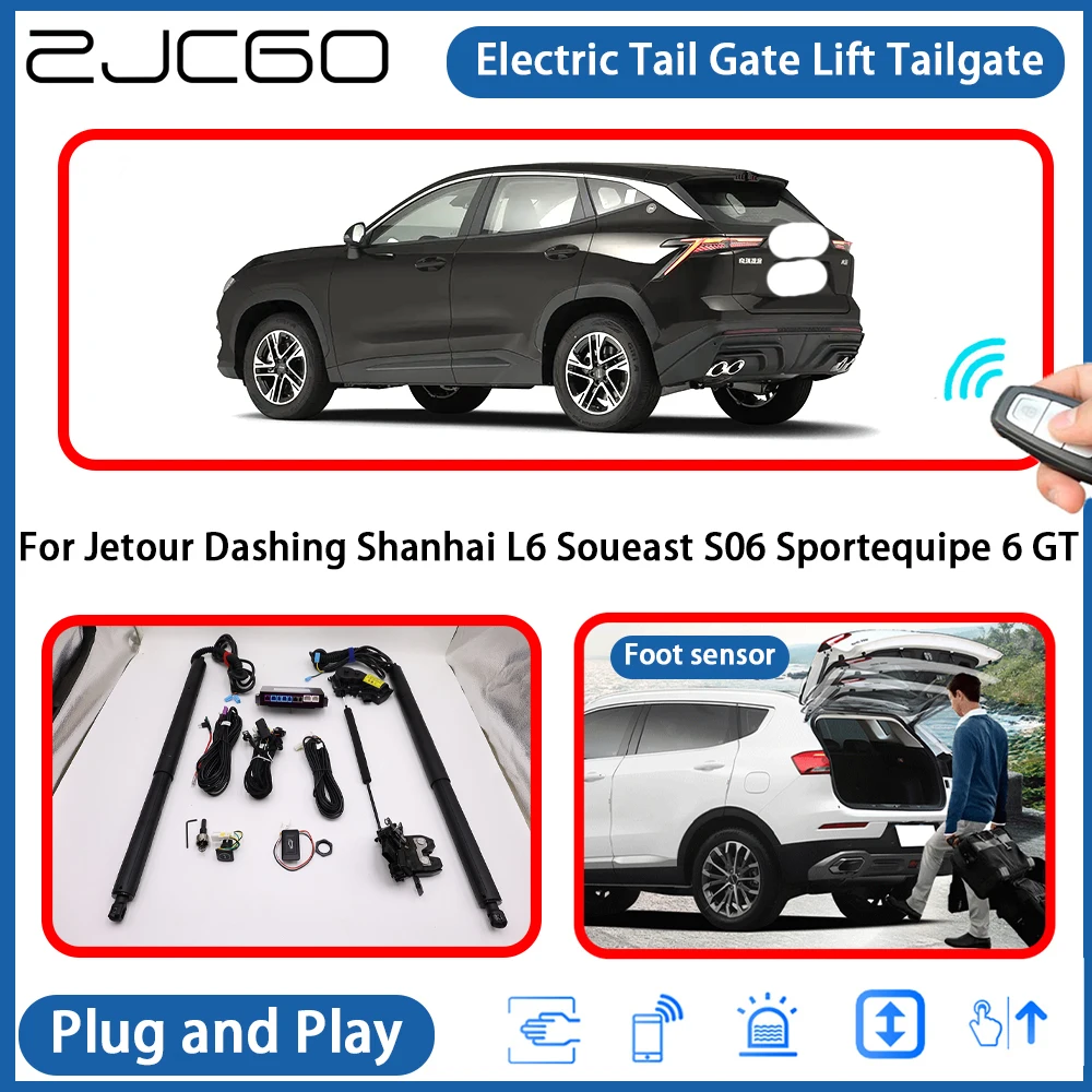 

for Jetour Dashing Shanhai L6 Soueast S06 Sportequipe 6 GT Automatic Powered Tailgate Power Liftgate Electric Tail Gate Lift
