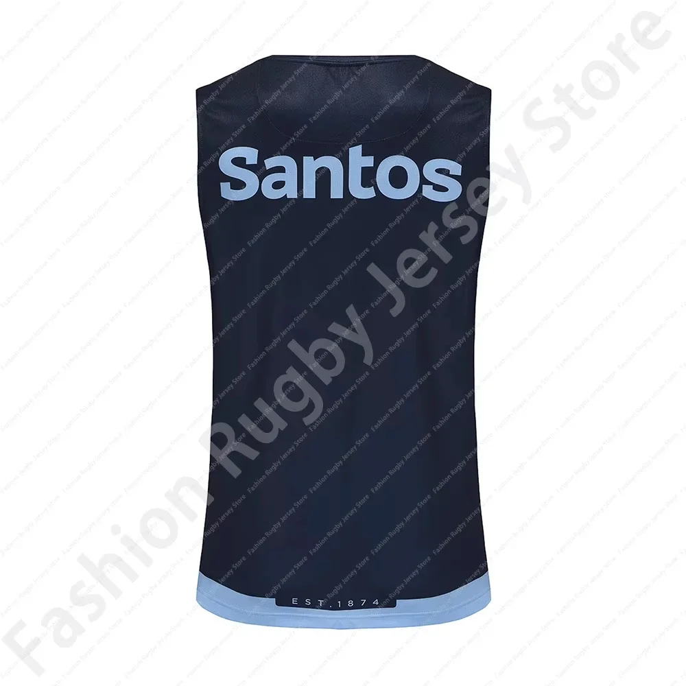 Rompi 2025 Rompi Rugby Pakaian Anak-anak Pakaian Olahraga Kereta Rompi Tim Anak-anak Rompi Tanpa Lengan Rompi Latihan Pria NSW Waratahs ISC