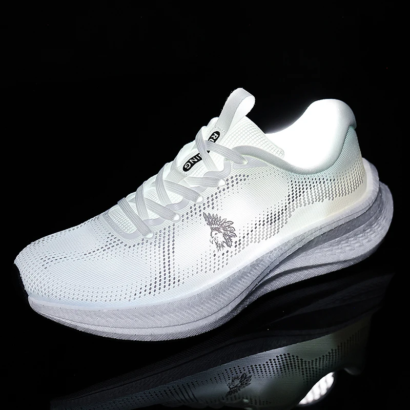 Mens All Purpose Sport Running Shoes Breathable Mesh Ultra Light Sneakers Non Slip Cushioned Trainers Gym Jogging Daily Walking