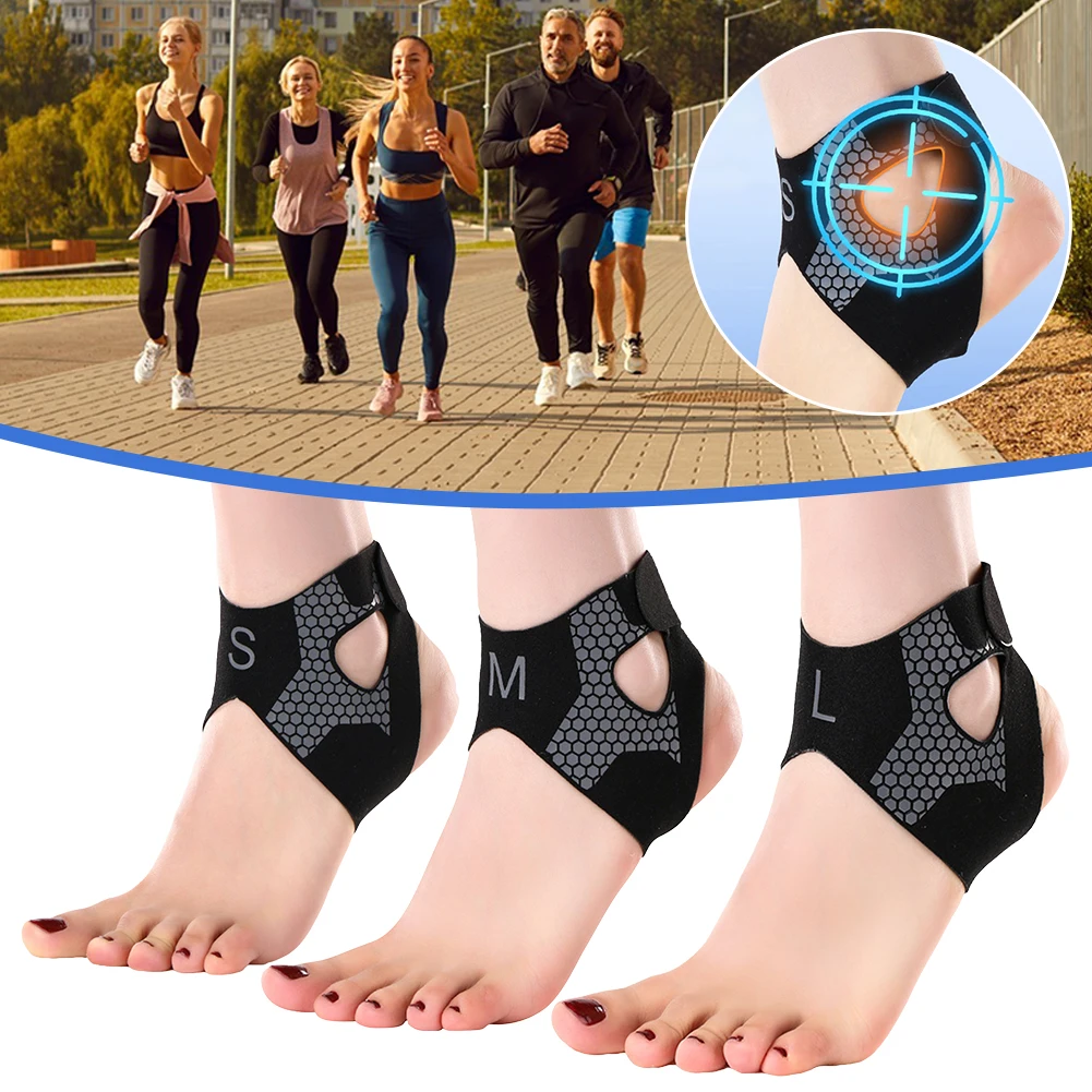2pcs Elastic Ankle Brace Bi-Directional Strap Compression Stabilizes Tendons Motion Ankle Fixation Brace Prevents Ankle Sprains