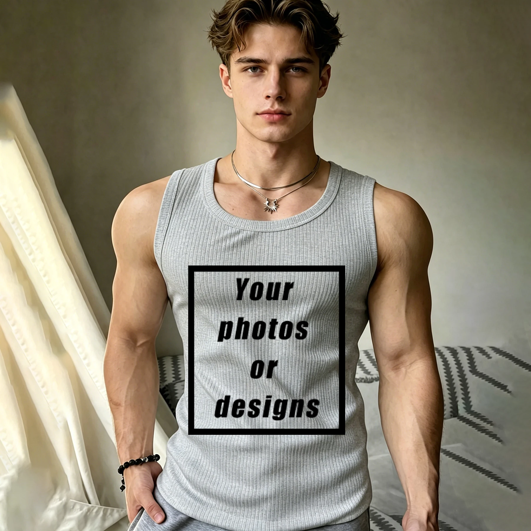 Custom Graphic Logo Men's Tank - огляд і ціна Vintage Fashion Logos
