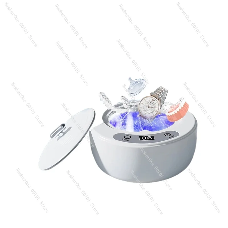Ultrasonic cleaning machine with UV ultraviolet sterilization five-speed touch screen ultrasonic glasses washing machine