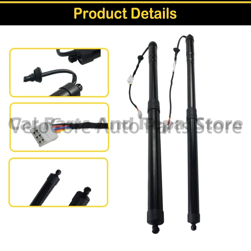 Precision Fit OEM-Grade Tailgate Struts for Lexus RX350/RX450h 2016-2019, Crafted Quiet 68910-48071 (L)/68920-48031 (R)