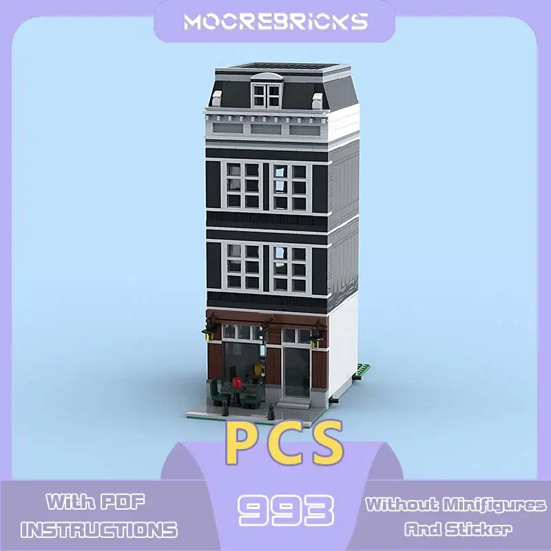 Affordable Modular House MOC-142364 Architecture Mini Building Blocks Set Creative Expert Toys Children's Commemorative Bricks