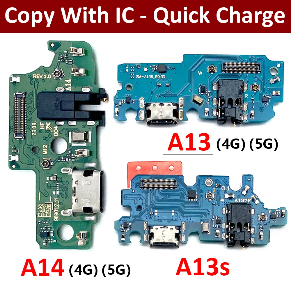 

New For Samsung A13 A13s A14 4G 5G Dock Connector Micro USB Charger Charging Port Flex Cable Microphone Board