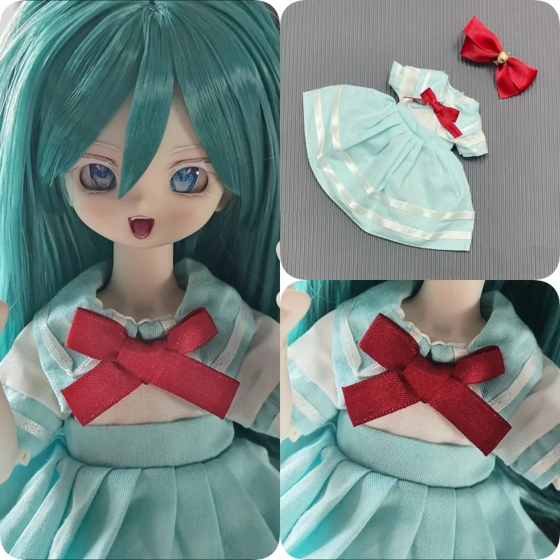 

Комплект одежды для куклы BJD 1/6 — королевское милое кружевное платье 30 см с подходящим головным убором, кукольная юбка с детальной вышивкой (без обуви)