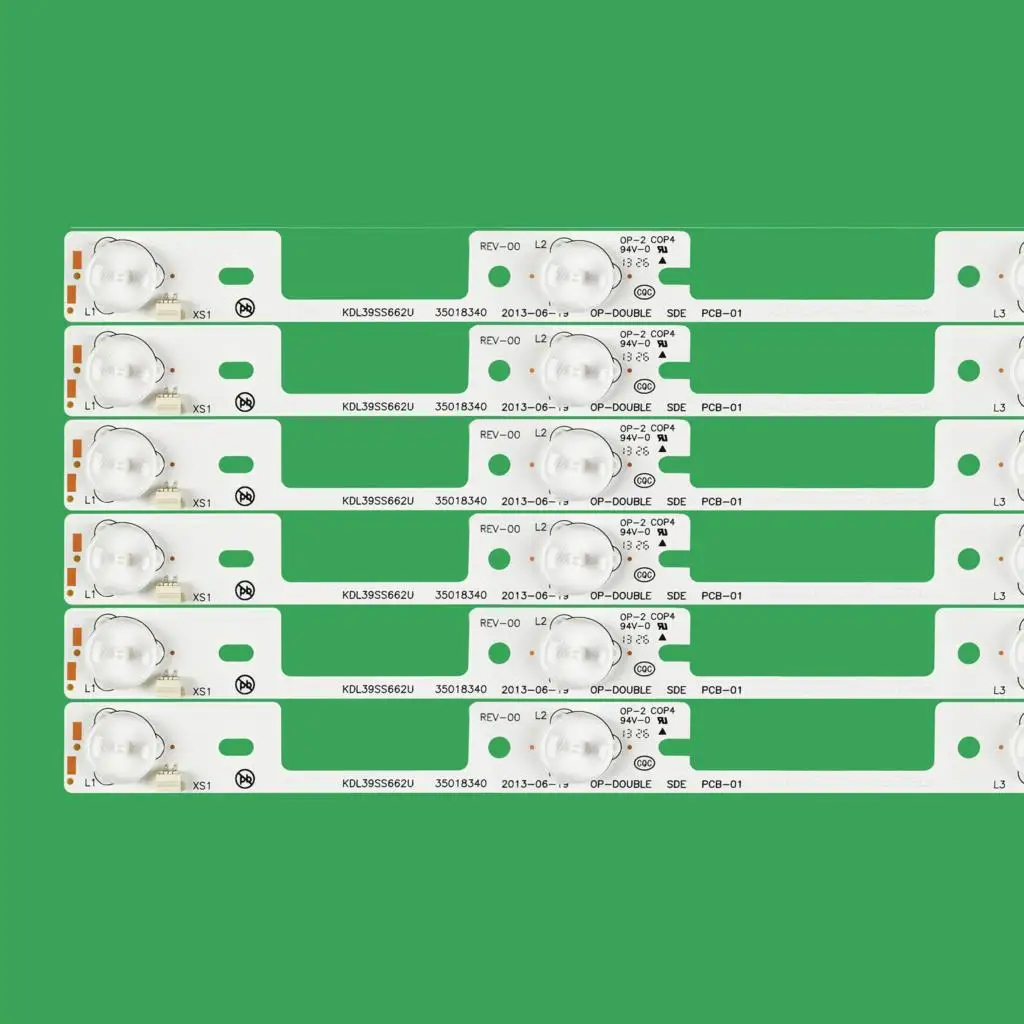 6/30/60/120 ชิ้นไฟ LED แบ็คไลท์บาร์สำหรับ KONKA 40L2400 40L5400 KDL39SS662U 35018339 35018340 DL3944(A)F DL4045i KDL40SS662U