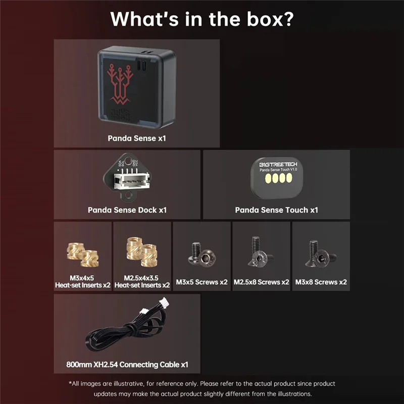 ABDE-BIGTREETECH مستشعر درجة الحرارة والرطوبة لمختبر بامبو A1 يقترن بلمسة الباندا