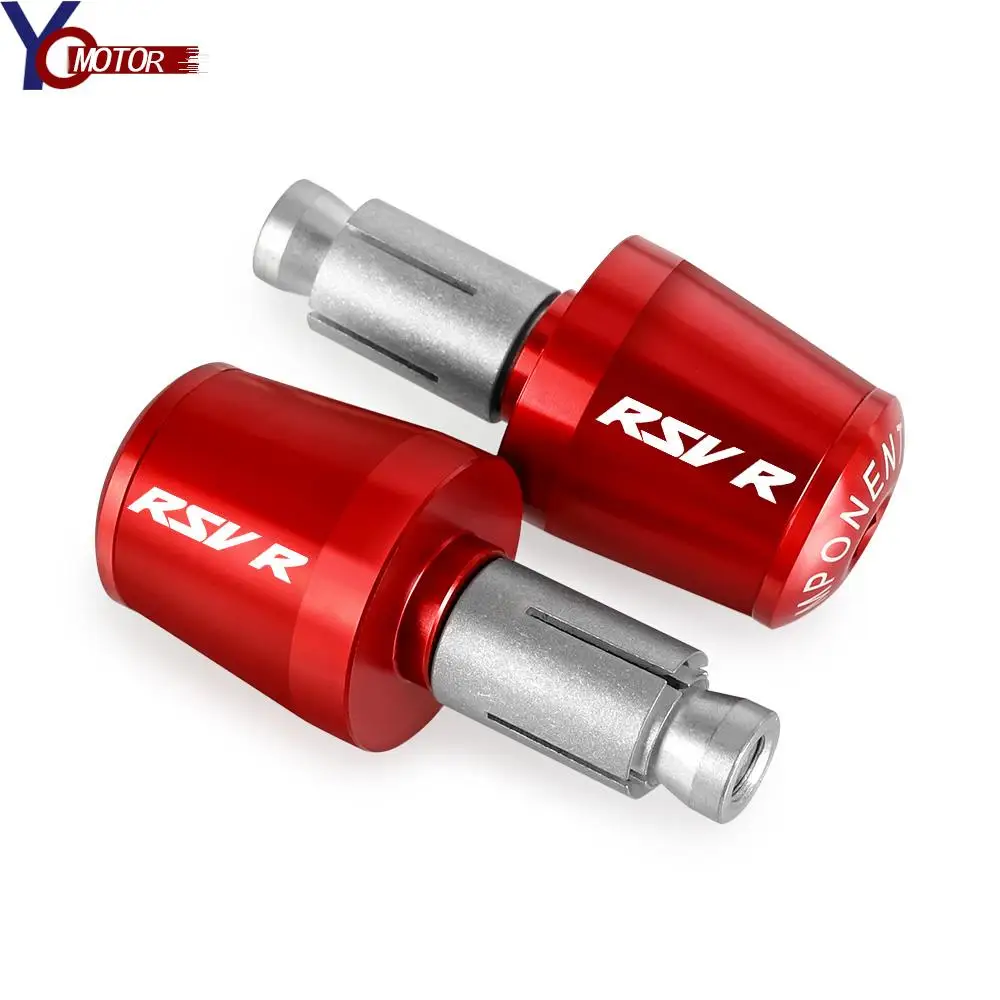 

22mm Universal For Aprilia RSV RSV4R RSV4 RR Motorcycle Accessories Handlebar Hand Grips Handle Bar End Cap Aluminum Parts