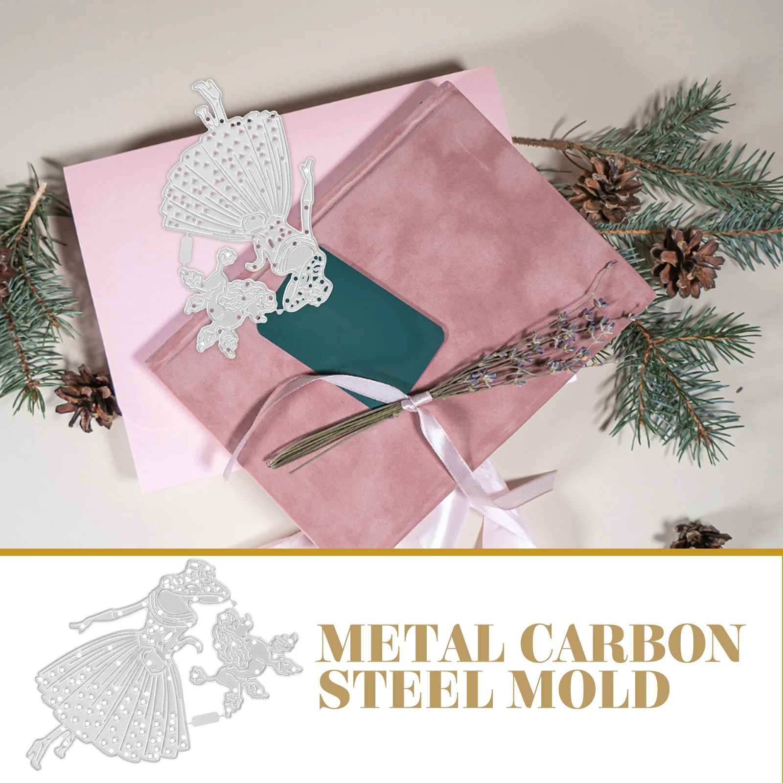 

Multi-use Embossing Cutting Die High-Carbon Steel Craft Tool for DIY Paper Crafts Scrapbook Mold Reusable Durable Children's