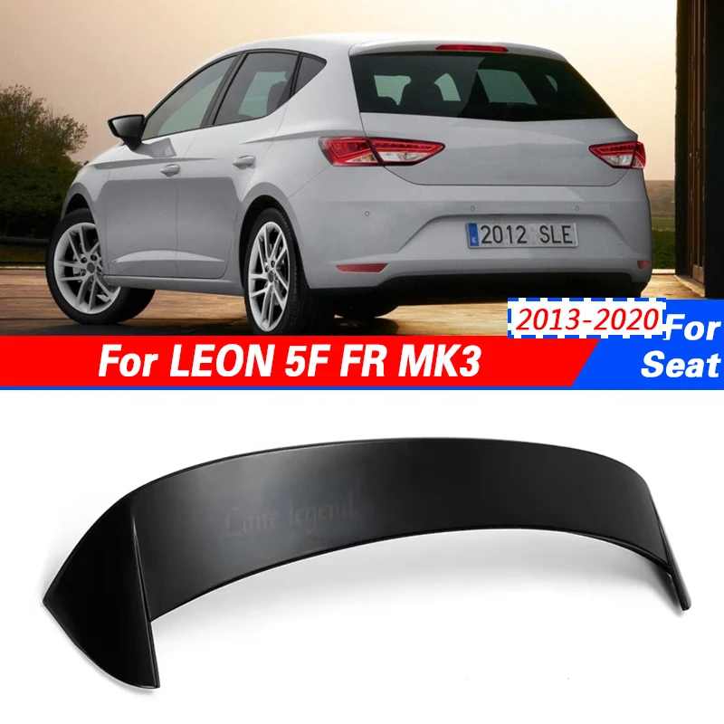 Voor Seat LEON 5F FR MK3 2013-2020 Auto Kofferbak Boot Dak Lip Spoiler Cap Glanzend Zwart staart Vleugel Bodykit Accessoires