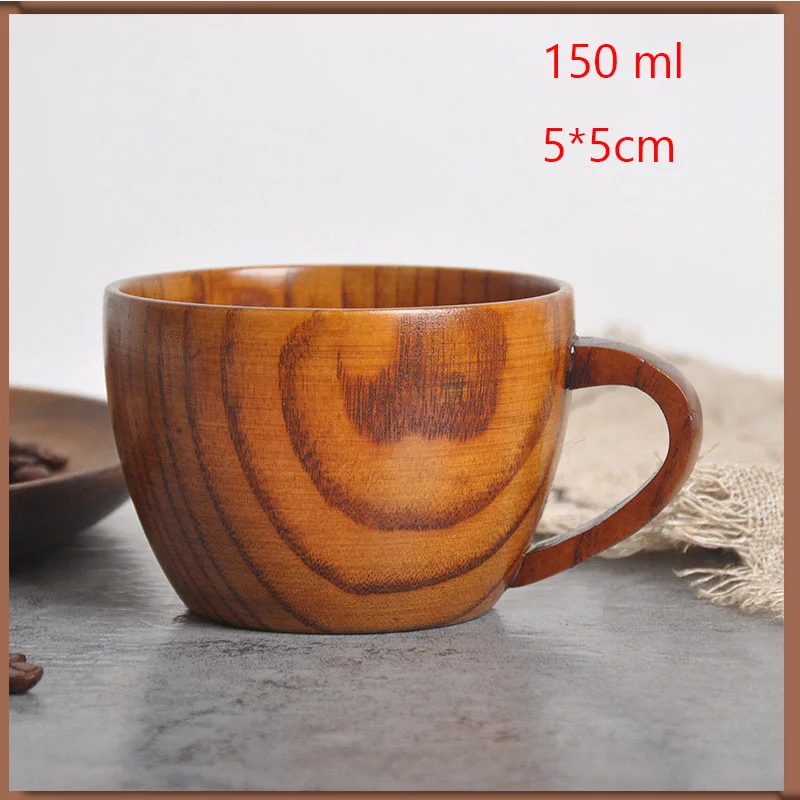 Wooden Mug Cup Coffee Tea Chinese Traditional Handmade Product Heat-insulated  Mugs Afternoon Tea Dessert Tools tazas de café