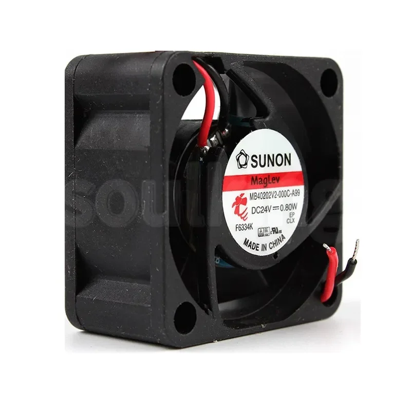 Original SUNON MB40202V2-000C-A99 4020 24V 0.8W Inverter Cooling Fan for Electronic Devices