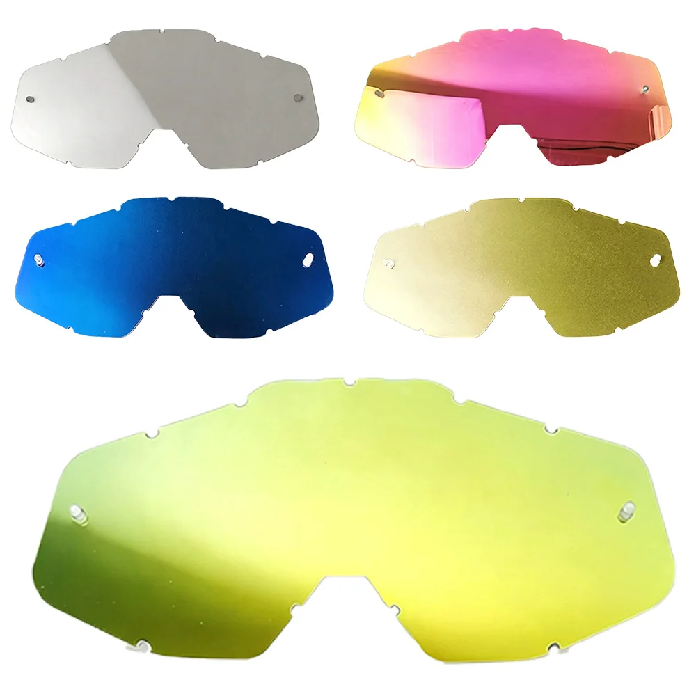 ACC Off-Road Motorcycle Goggle Replacement Lens for Riding, 1/2/3PC Optional, Yellow, Blue, Clear, Lake Green & More Colors
