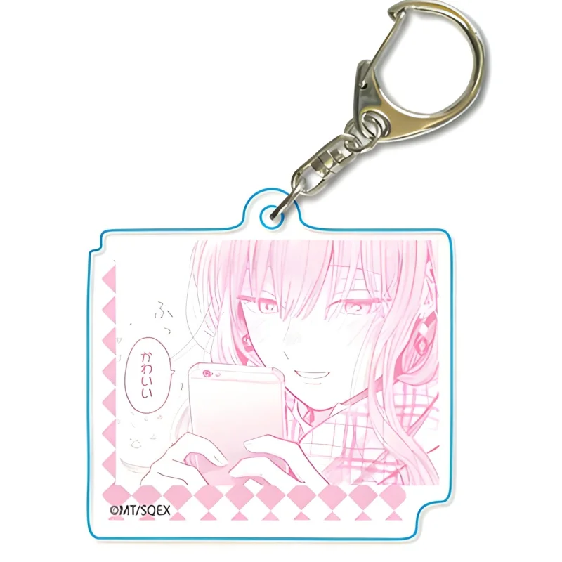6CM Anime Figure The Ice Guy and His Cool Female Colleague Acrylic Pendant Keychains Home Collection bag charm Lovers Souvenir
