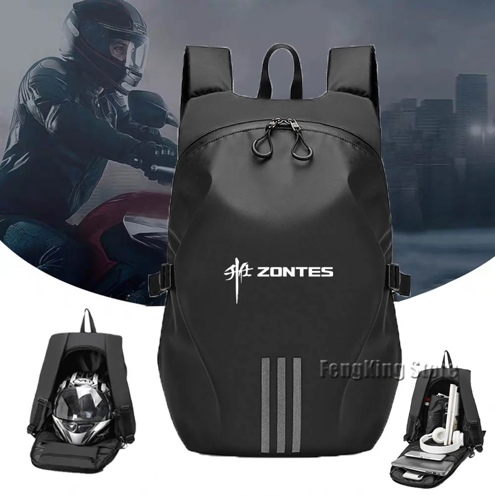 

For Zontes gk350 350x 350r 350s 350T 703F Knight backpack motorcycle helmet bag travel equipment waterproof and large capacity
