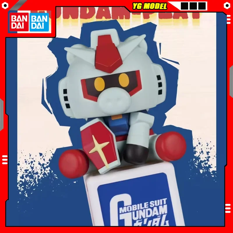 

Bandai Gundam SAMSAM Gundam-Play Action Figures ZAKU Char's GM DOM SAZABI Strike Freedom Pig Nose Creative Doll Trendy Play