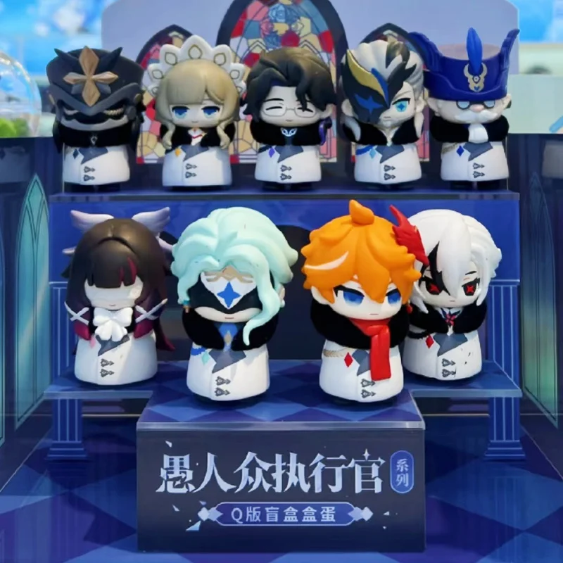 

Новый Suplay Genshin Fatui Harbinger слепая коробка MiHoYo игровая фигурка украшение для рабочего стола модель коробка-сюрприз игрушка на день рождения Рождественский подарок