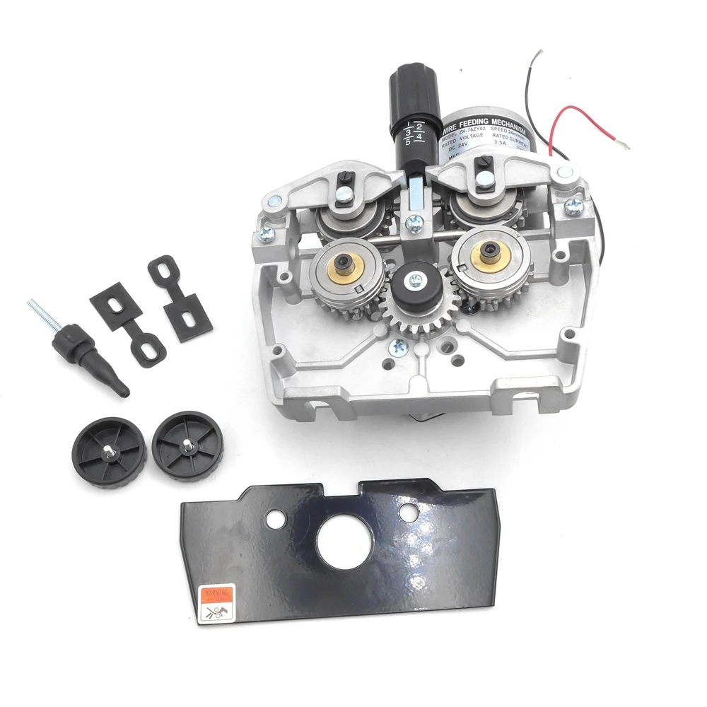 ZK-76ZY02 76ZY-02 76ZY02 Bracket Double Drive Mechanism DC24/42V 2.0-24m/Min Feeding Motor MIG Wire Feed Assembly Accessories