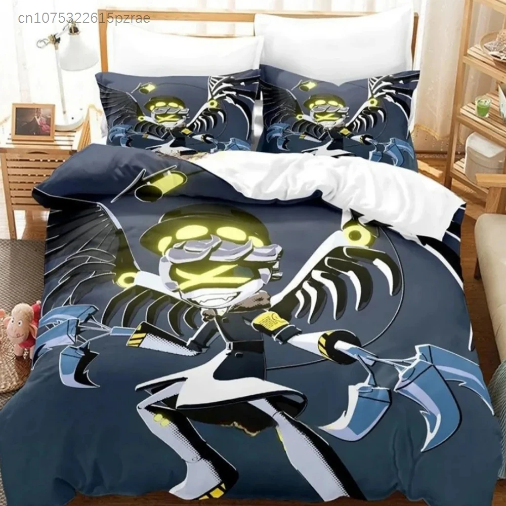Fashion Murder-Drones Bedding Set For Bedroom Soft Modern Bedspreads Comefortable Kids Duvet Cover Quilt Cover And Pillowcase