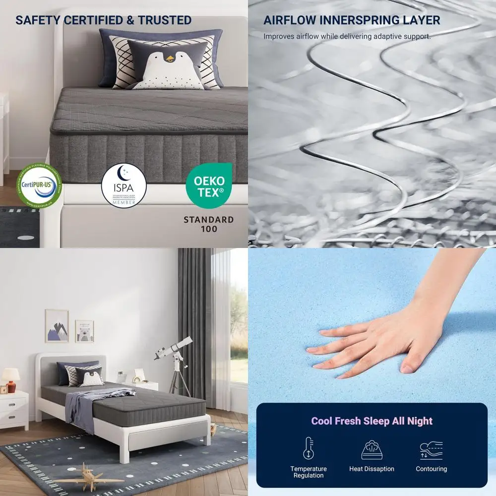 Twin Mattress, 6 In…