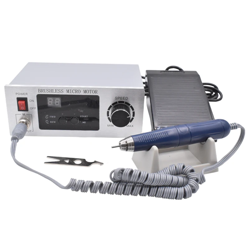 70000 RPM Dental Micromotor Brushless Dental Polishing Motor with Pedal Control Speed