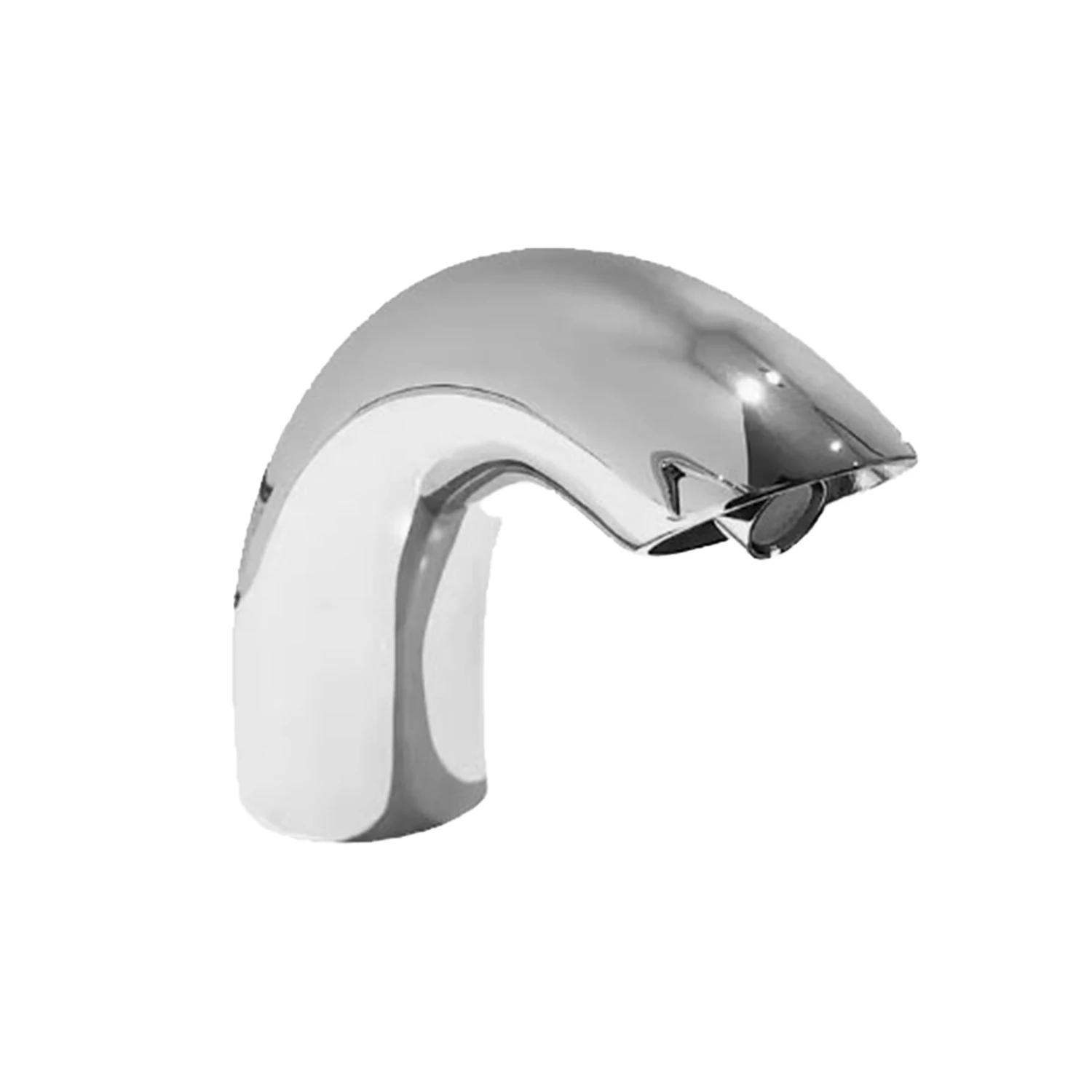 

Touchless Bathroom Sink Faucet Chrome Automatic Motion Sensing Commercial Grade Tap with Battery or Plug-in Operation