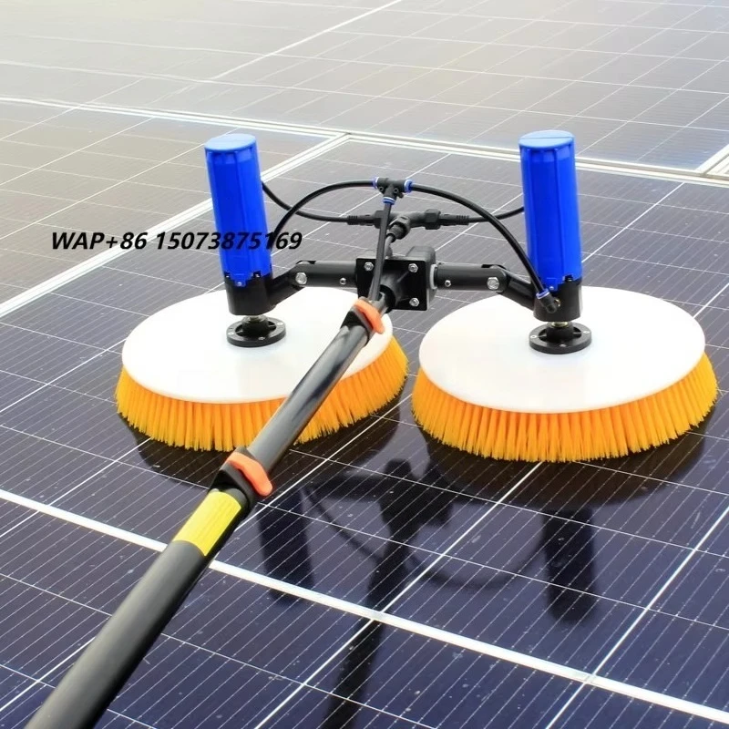 HAOFU X2 Solar Panel Window Glass Cleaning Brush Kit 24V Lithium Battery 350mm/700mm Cleaning Width Cleaning Machine