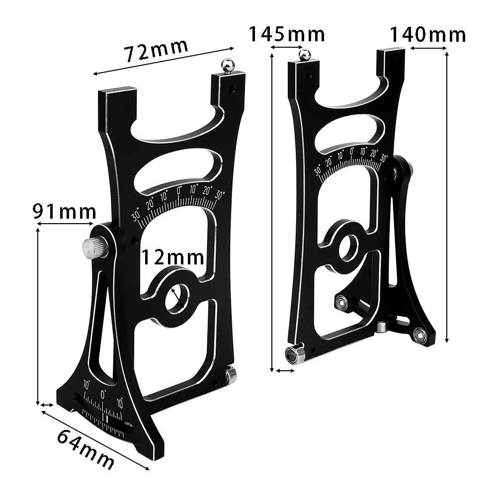 Hobby RC Aluminum Alloy On Road Chassis Setup System Set for Traxxas Arrma losi1/8 1/7 Remote Control On-Road Drift Racing Car