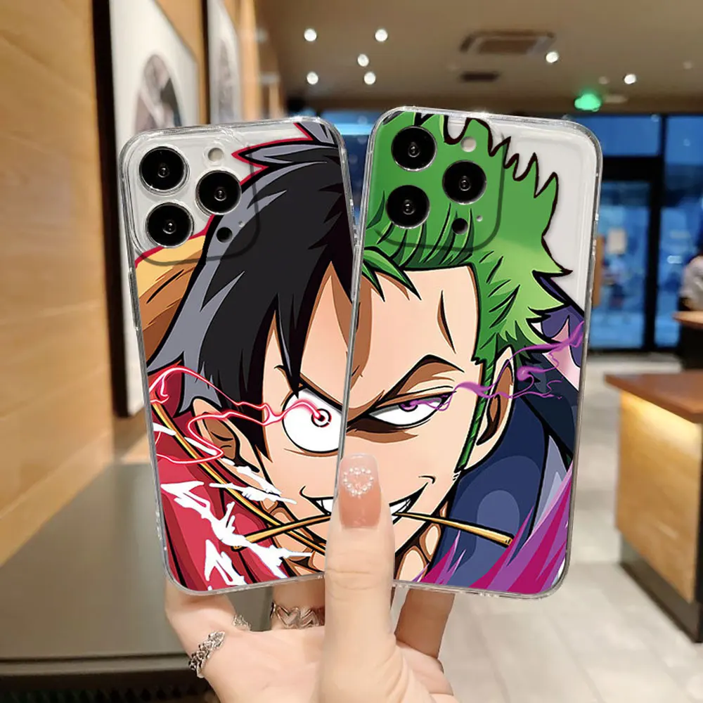 

O-One P-Piece L-Luffy Z-Zoro Phone Case For VIVO Y04 Y15S Y17S Y19 Y19S Y20 Y21 Y28 Y29 Y22S Y35 Y36 Y50 Y75 Y76 Y100 Clear Case