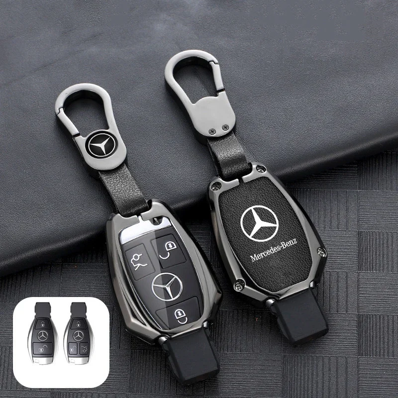 Car Key Case Cover For Mercedes Benz A C E S G Class GLC CLE CLA GLB GLS GLK W177 W204 W205 W212 W213 W463 W176 W222 X167 AMG