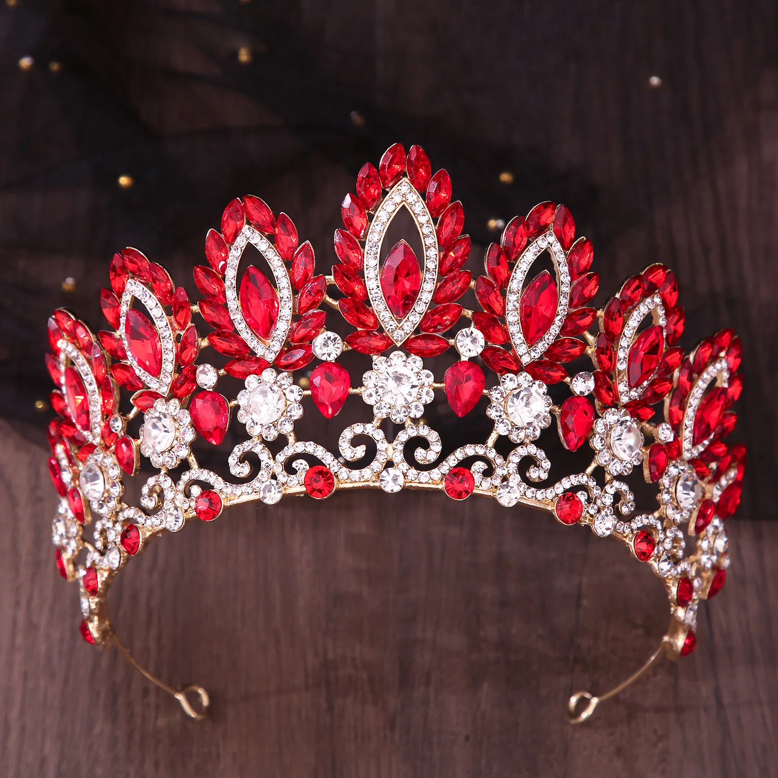 Royal Queen Pageant Crown Grot - Women Jewelry Accessories For Black Dress recensie en prijs