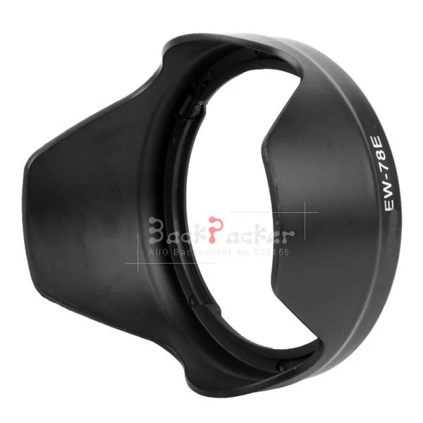 10 قطعة استبدال ملحقات الكاميرا عدسة هود كاميرا EW-78E لكانون F-S 15-85 مللي متر f/3.5-5.6 IS USM isa