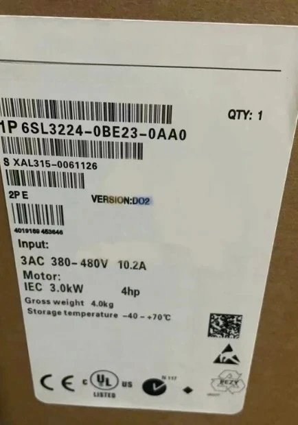 Brand New Original 6SL3224-0BE23-0AA0 6SL3224-0BE27-5UA0 6SL3224-0BE22-2AA0 6SL3224-0BE24-0UA0 6SL3224-0BE23-0UA0 Fast Delivery