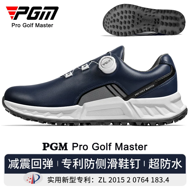 

PGM New Golf Shoes Men Shock Absorption Spiked Sports Shoes Waterproof Autumn Shoes