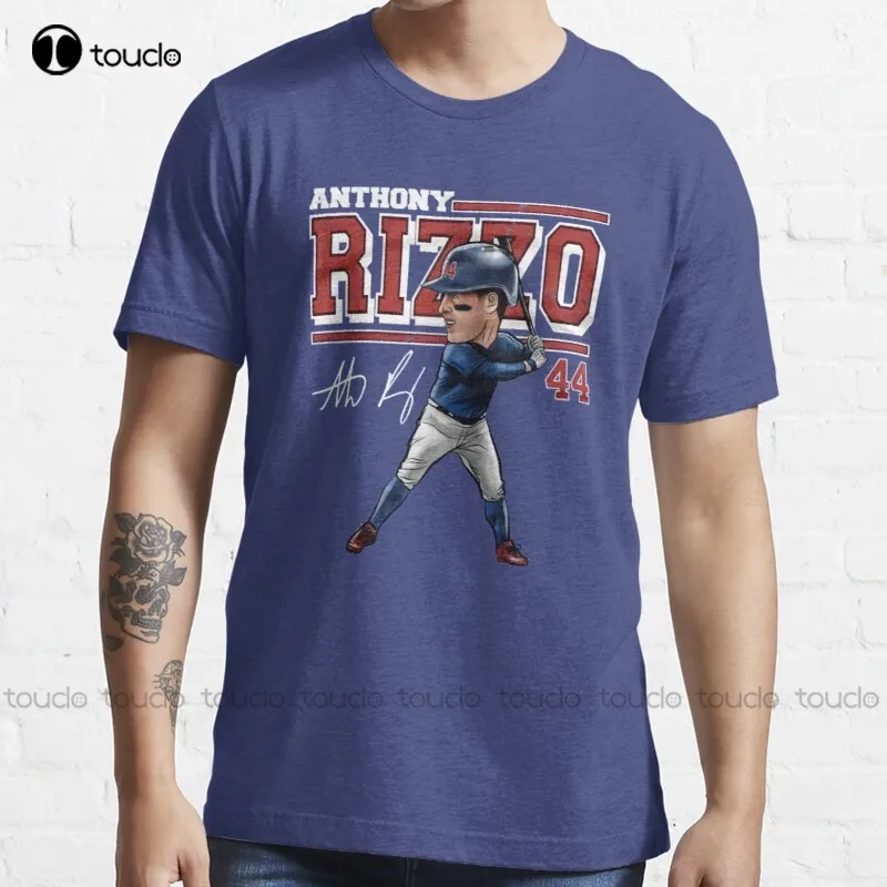 New Anthony Rizzo Carton Anthony Rizzo Kris Bryant Baseball Chicago T-Shirt Cotton Tee Shirt S-5Xl