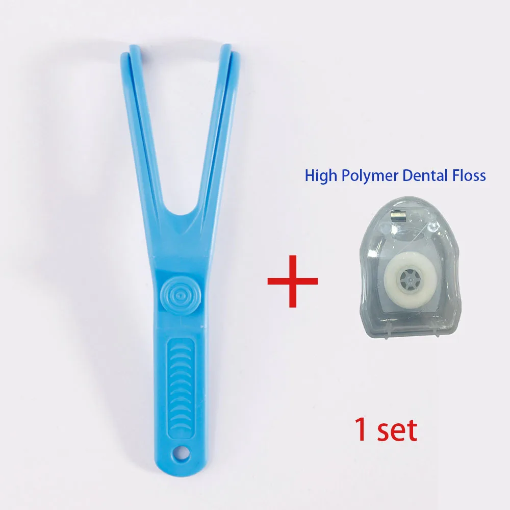 JNSUR 1 Stück Y-förmiger Zahnseidehalter, Interdentalreiniger, Zahnseide-Zubehör, Ersatz für Zahnseide-Picks, Mundpflege, Zahnstocher, Reinigung – Detail 3